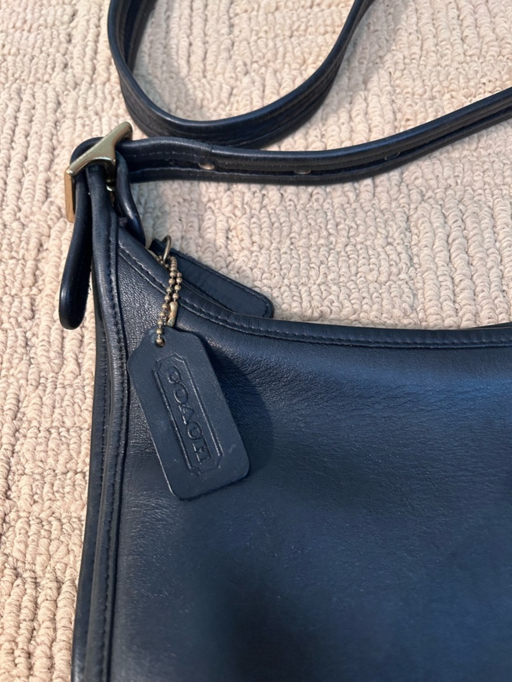 COACH Black Leather Crossbody Bag - Picture 2 of 4